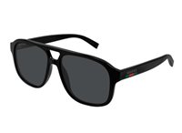 Occhiali da sole Gucci Uomo GG1856S005 BLACK BLACK GREY57 - GG1856S005 BLACK BLACK GREY57